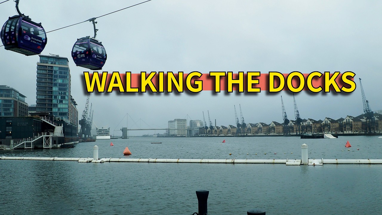 What’s happening at LONDON'S Royal Docks? (4K)