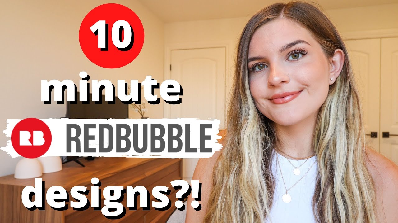 How to Make Quick and Easy Designs For Redbubble on Canva!