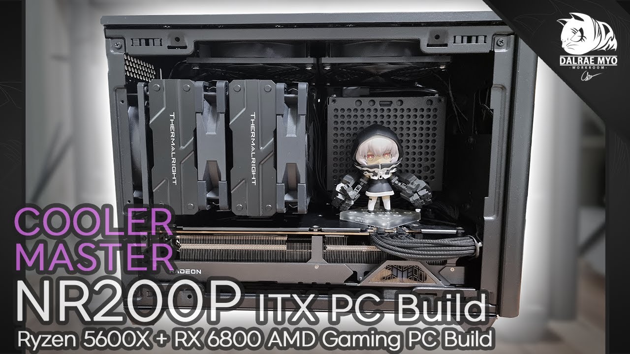CoolerMaster NR200P ITX Build / 5600X RX6800 TUF / AMD System