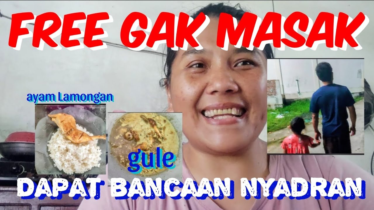 FREE GAK MASAK‼️ DAPAT BANCAKAN NYADRAN ‼️JALAN2 MALAM CARI KEBUTUHAN ANAK CIBRUT 🥰🥰