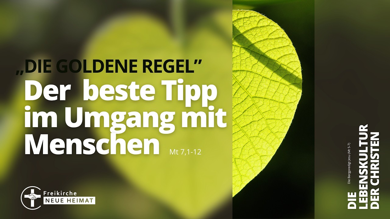 Der beste Tipp im Umgang mit Menschen - 