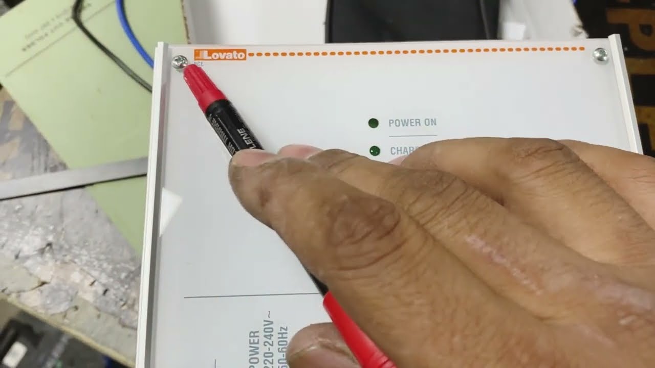 Lovato battery charger connection