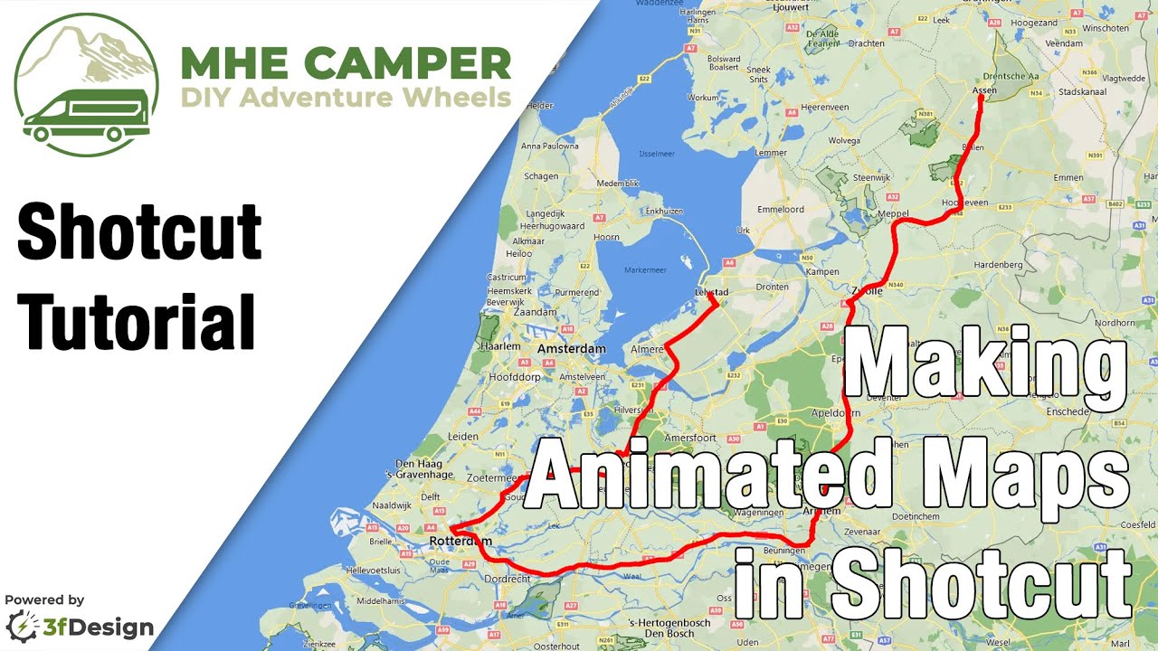 Shotcut Tutorial - Making Animated Maps