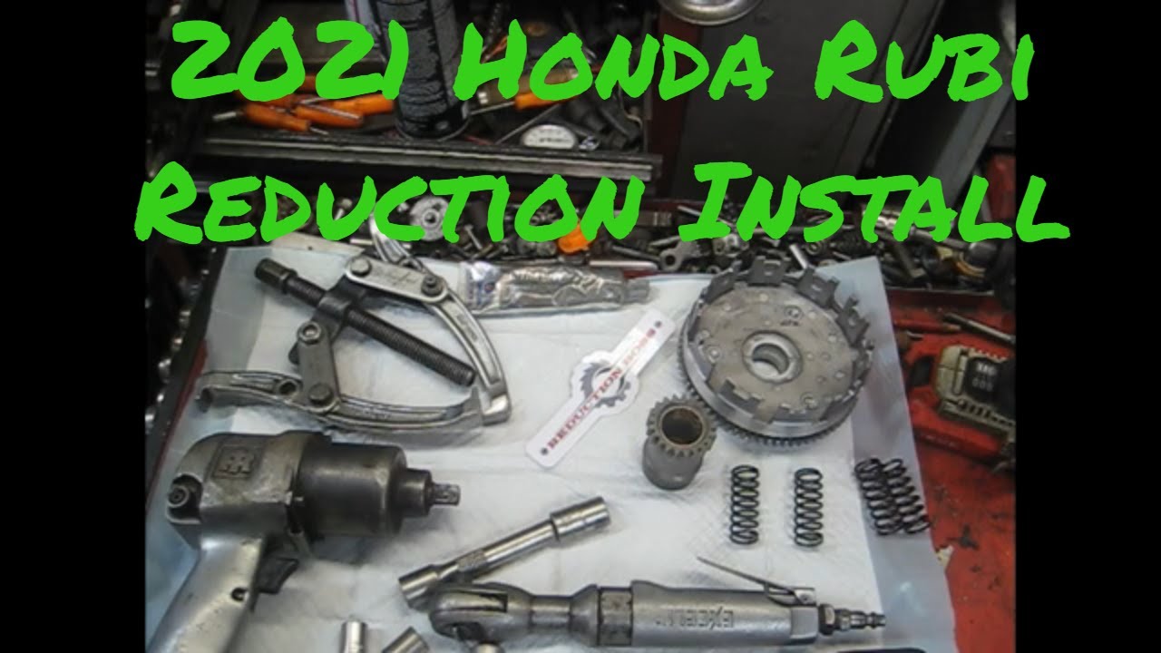 2021 Honda Rubicon 520 gear reduction install