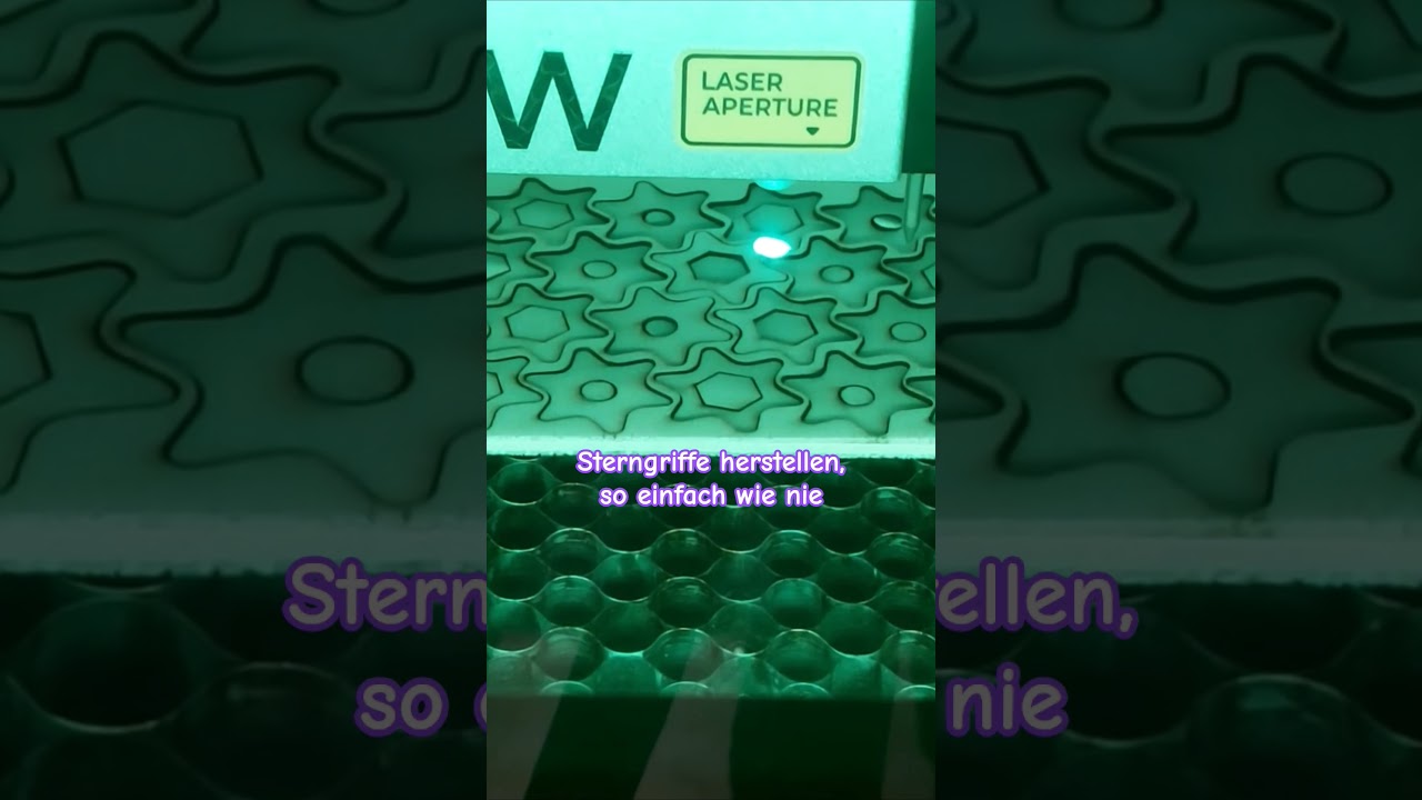 Sterngriffe mit dem X-Tool S1 herstellen