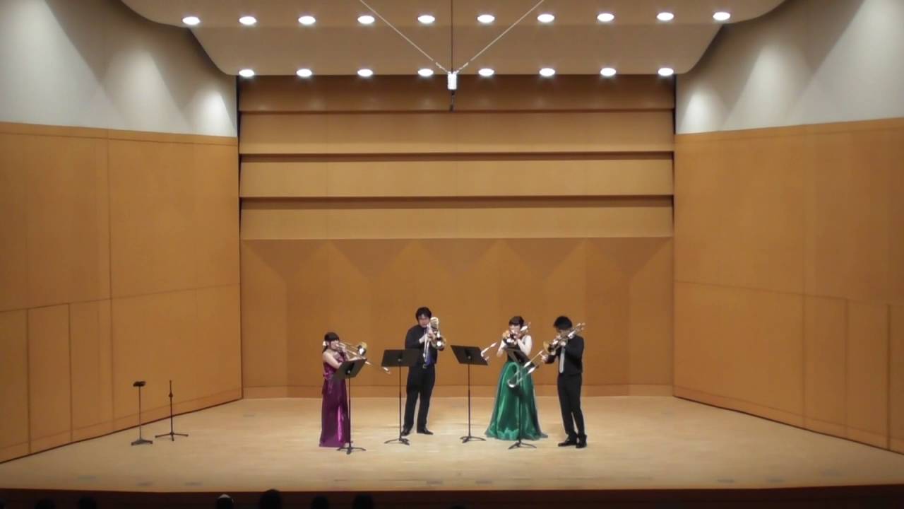 FUGA in D minor / J.S Bach [Trombone Quartet Ke]