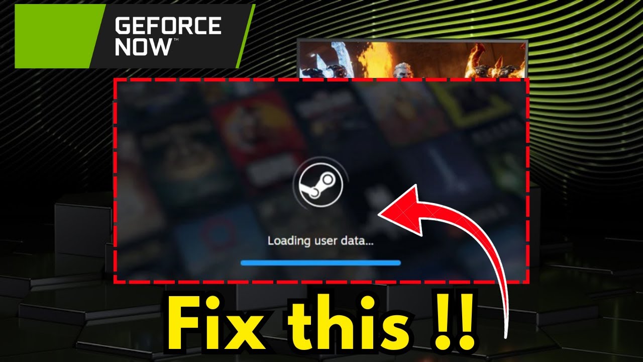 Steam завис при загрузке пользовательских данных до исправления приложения