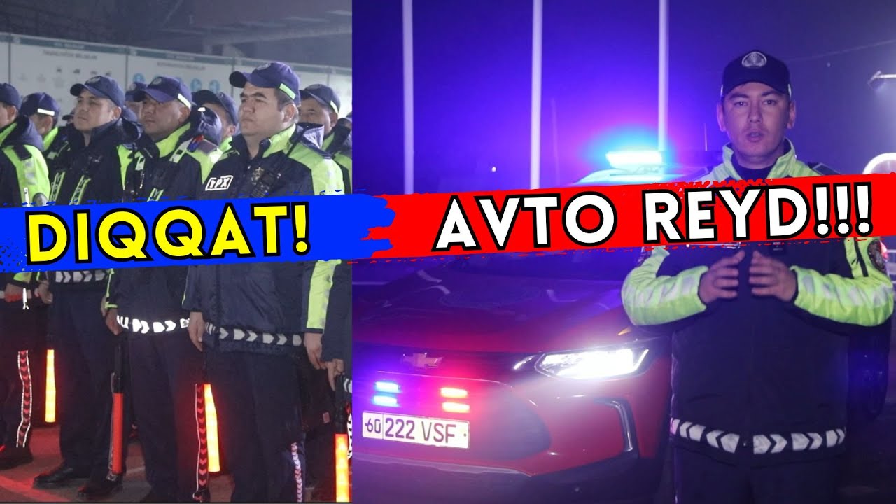 DIQQAT! ANDIJON VILOYATI MARHAMAT TUMANIDA KUCHAYTIRILGAN‍ AVTO REYD O'TKAZILMOQDA!