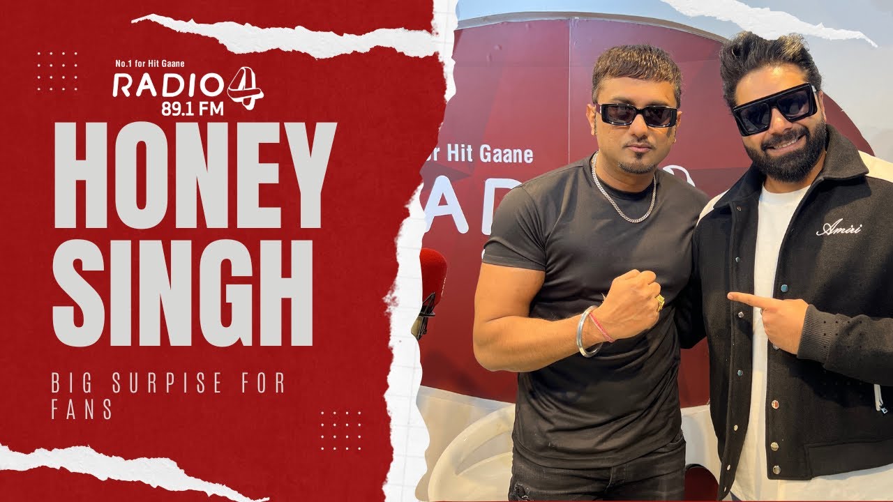 Big Suprise For Fans | YoYo Honey Singh | Rj Dj Abhijeet | 89.1 Radio 4