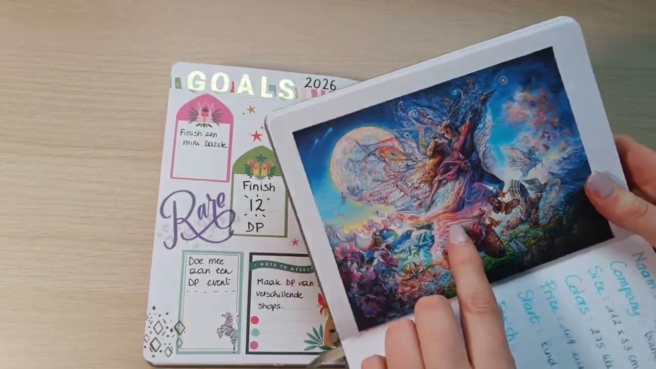 Mijn doelen en logboek voor 2026!! DIAMOND PAINTING