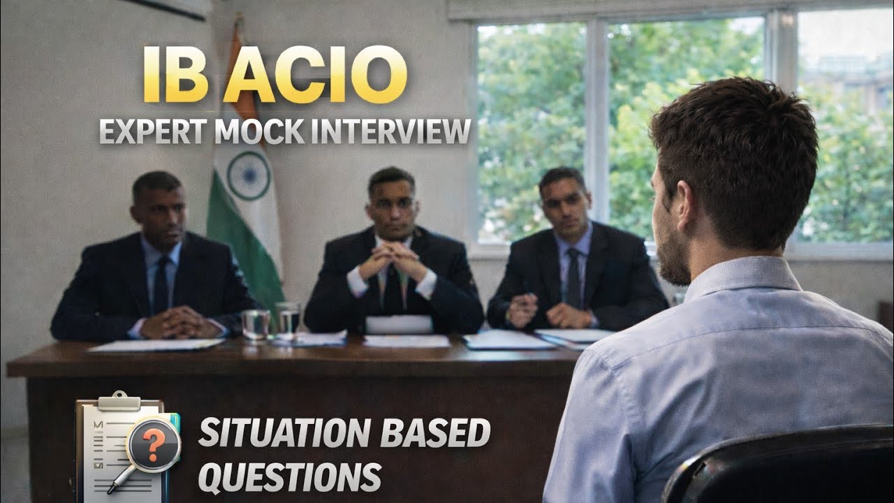 ib acio interview tips | situation based questions | @JoelUPSCmentor 