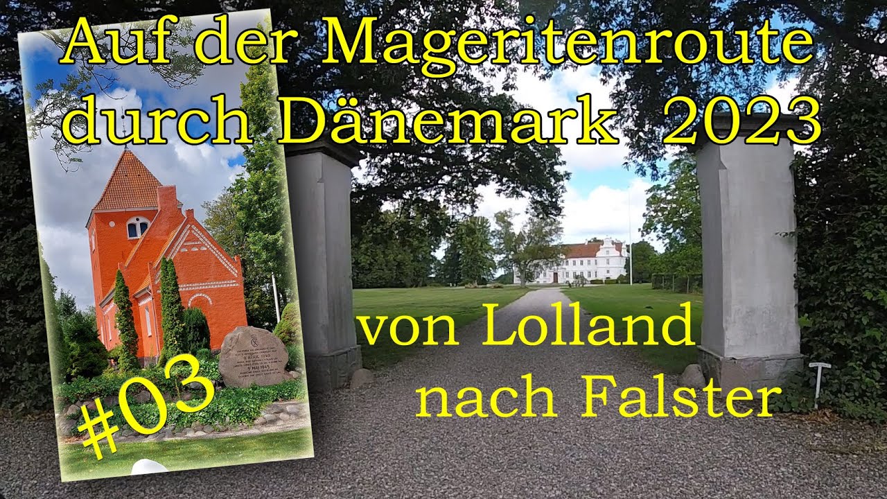 Auf der Margeritenroute durch Dänemark 2023 | #03 Von Lolland nach Falster | Motorradtour mit Zelt