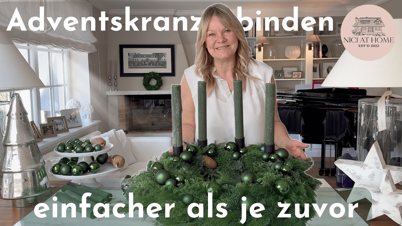 Adventskranz selber machen🎄Die Methode, die wirklich jeder kann 🎄Spart Zeit und Geld!