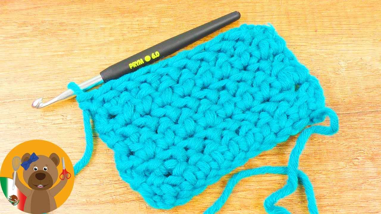 Patrón de tejido Espina de Pescado/ Aprender tejidos en crochet/ Perfecto para chales y gorras