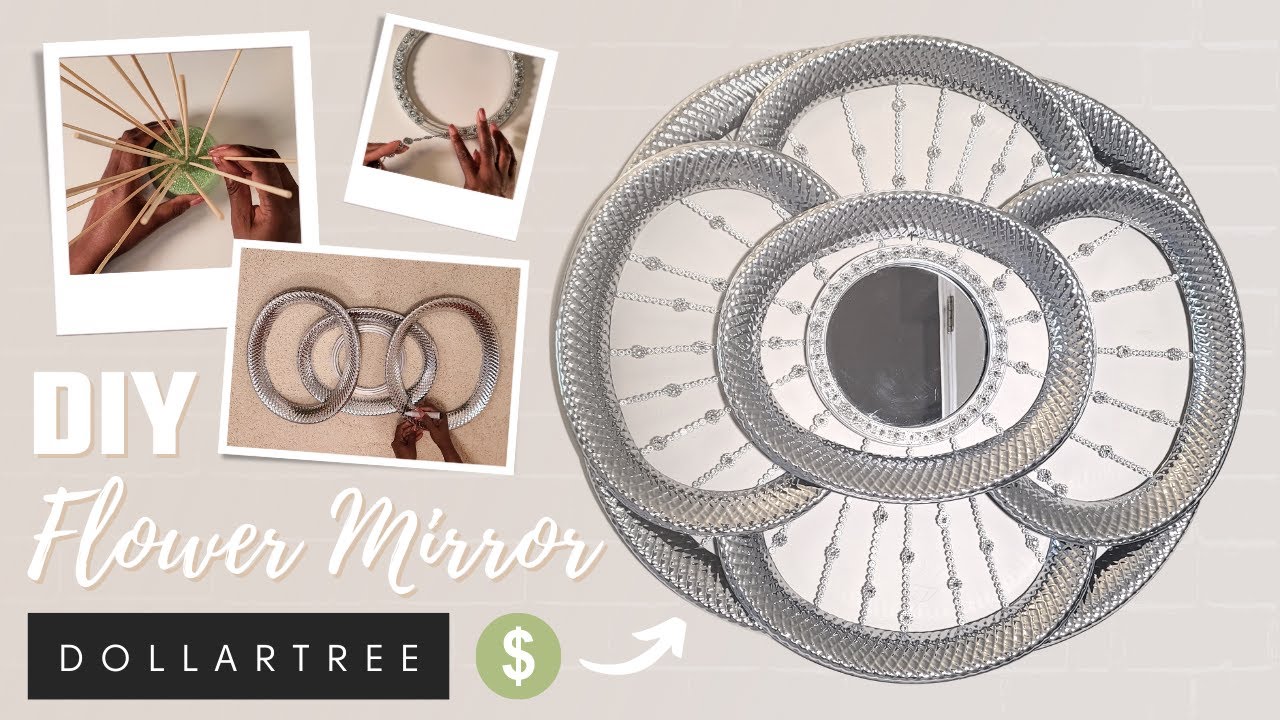 This Amazing Silver Flower Mirror is a MUST SEE!