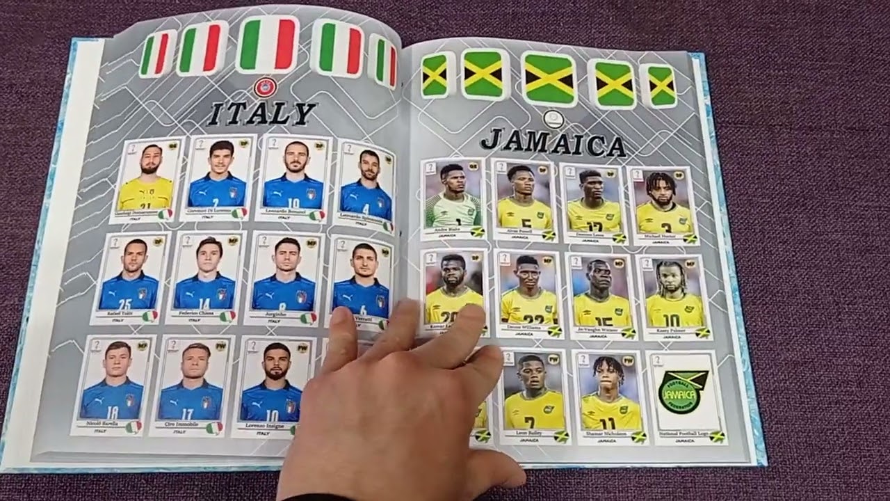 ALBUM WC QATAR 206 NATIONAL  FOOTBALL TEAMS-NOT PANINI