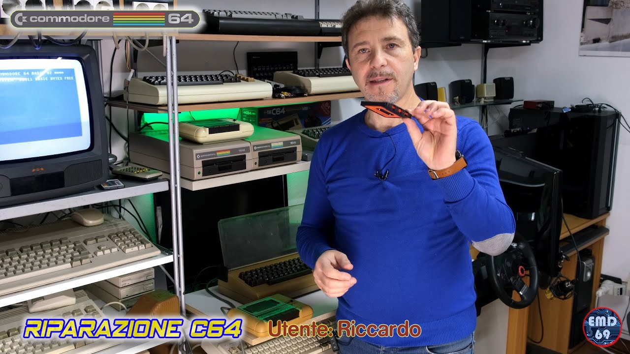Riparazione Commodore #C64 utente Riccardo, problemi subdoli dead test