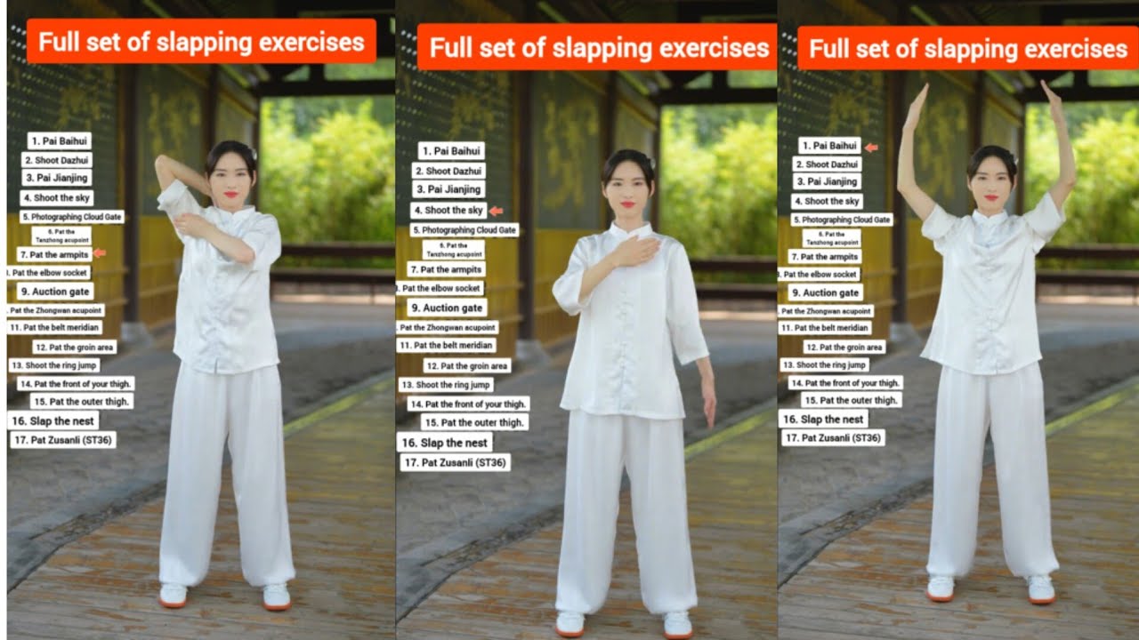 Full set of slapping exercises #taichi #martialarts #exercise #chineseculture #shorts #workout 