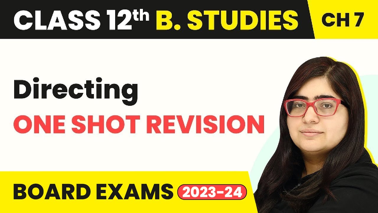 One Shot Revision - Directing | Class 12 Business Studies Chapter 7