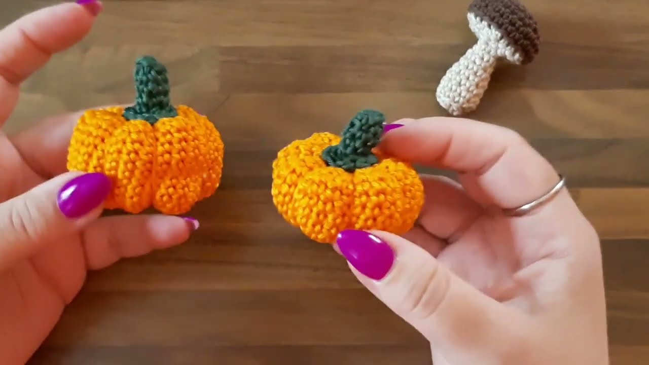 Tutorial - Calamita a zucca..🎃🧶🧵