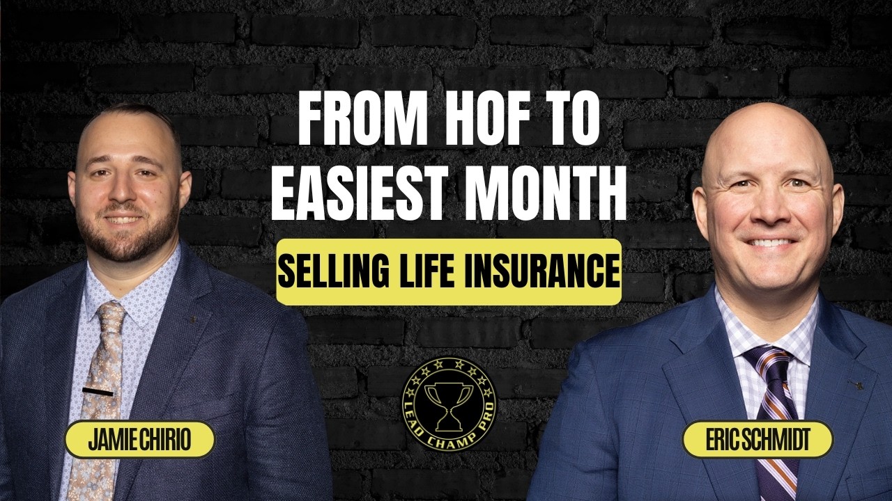 Eric Schmidt: From HOF To Easiest Month Selling Life Insurance