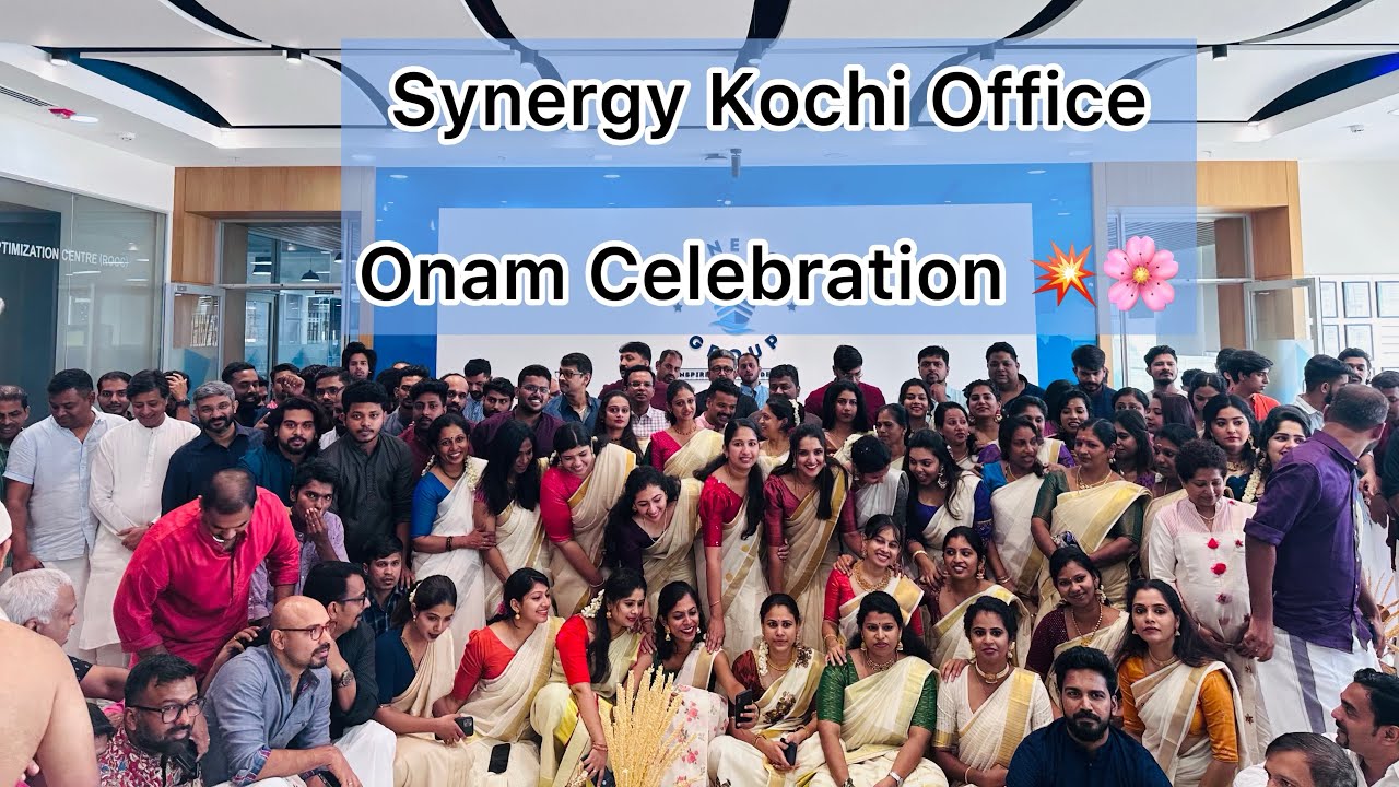 Onam Celebration🌸 |Synergy kochi office