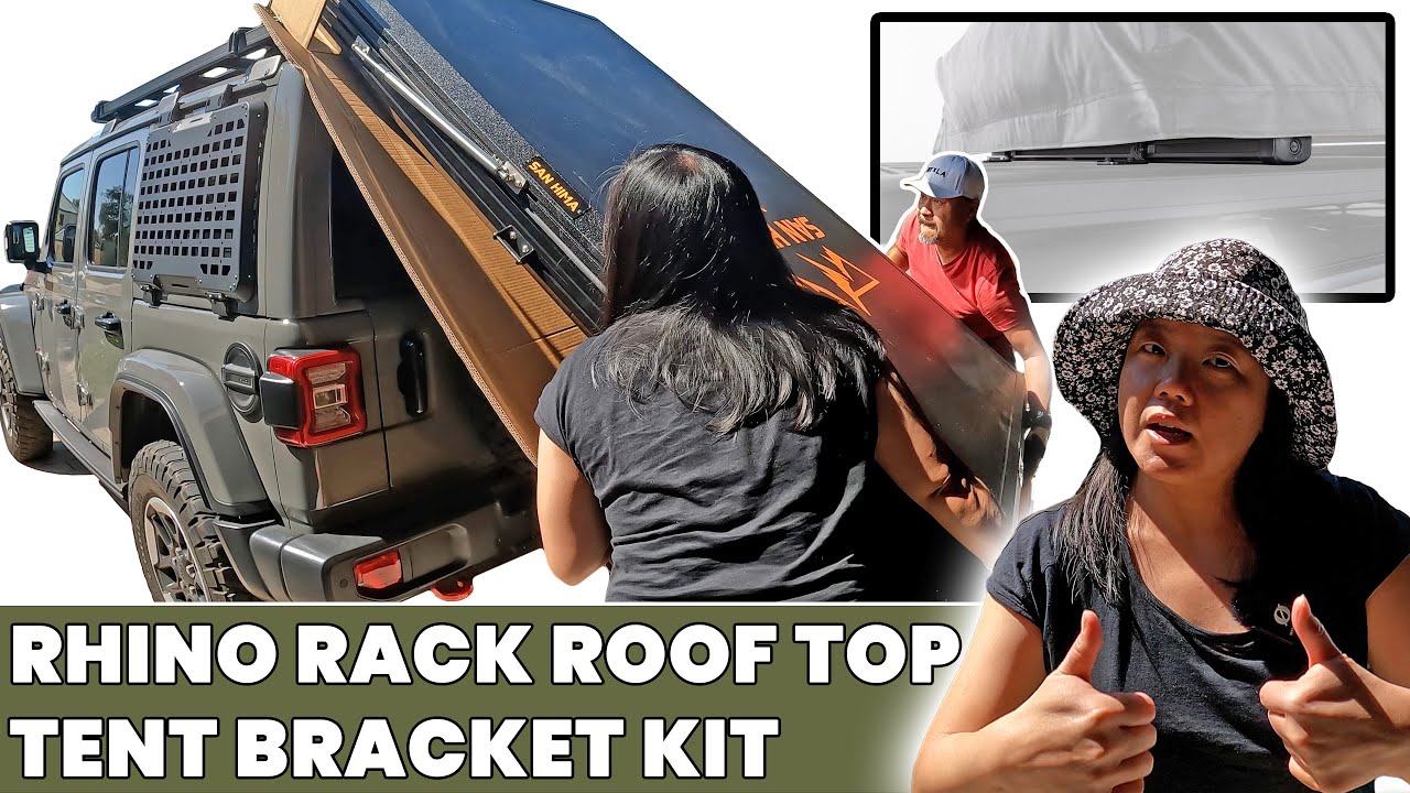 INSTALLING THE NEW RHINO RACK ROOF TOP TENT BRACKET KIT