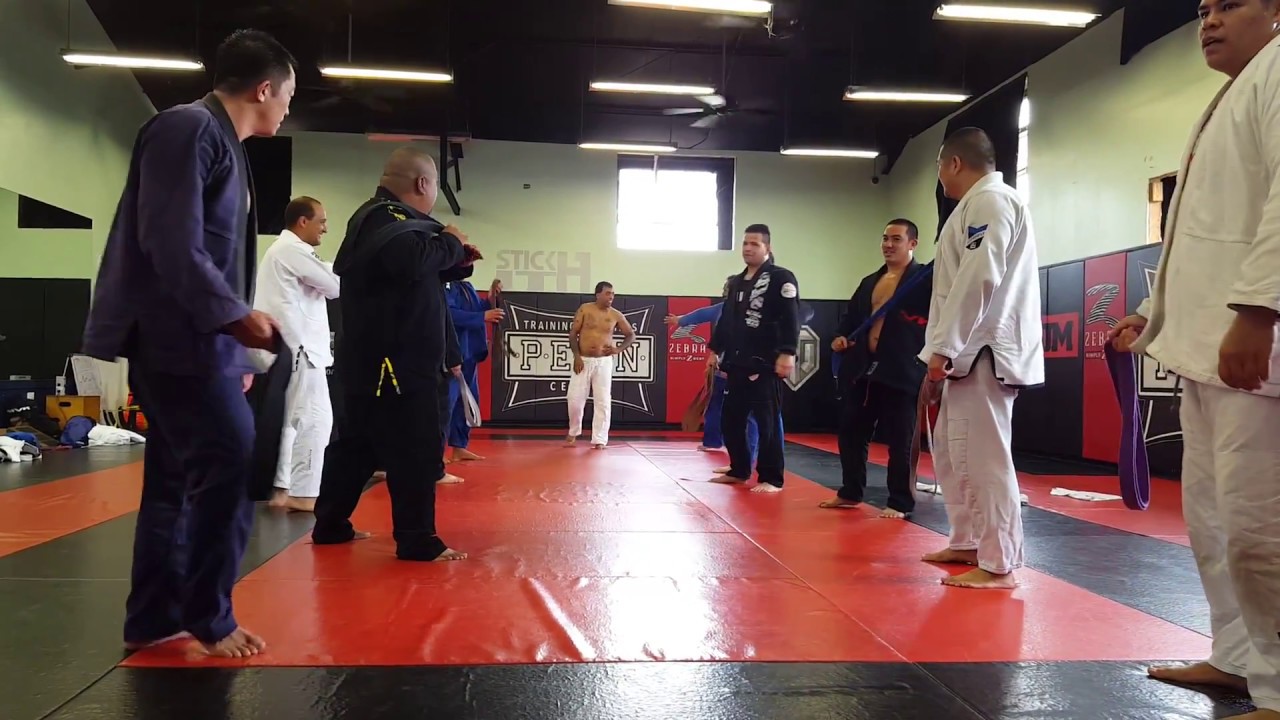 BJJ Blue Belt promotion at BJPENN Hilo 2016