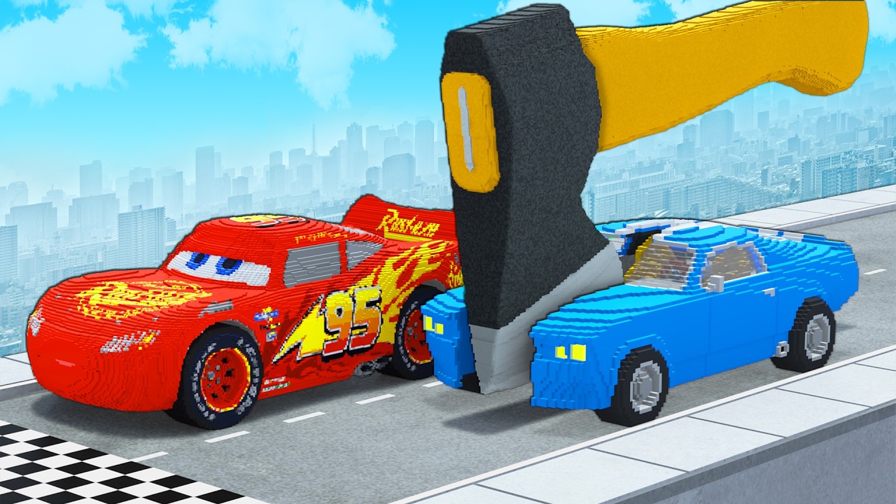 CARS vs AXE in Teardown