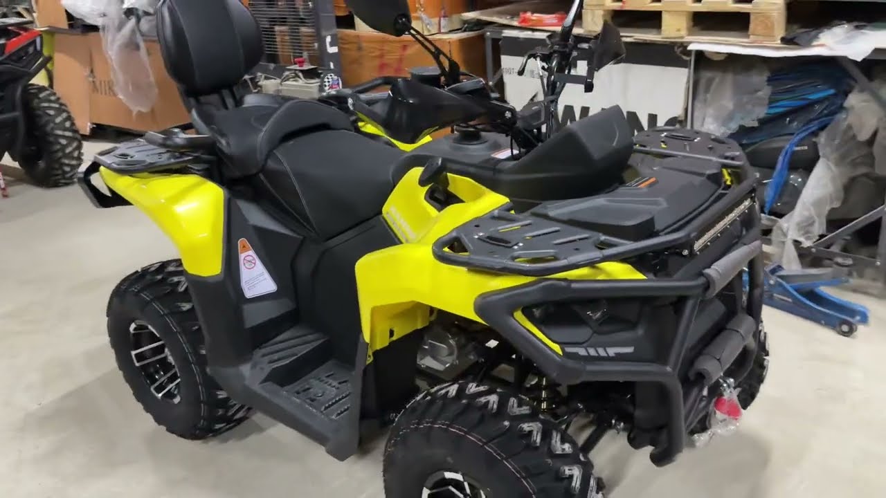 🔥Супер Новинка 2025г💥Квадроцикл Mikilon Hammer 200 long Touring для двоих взрослых