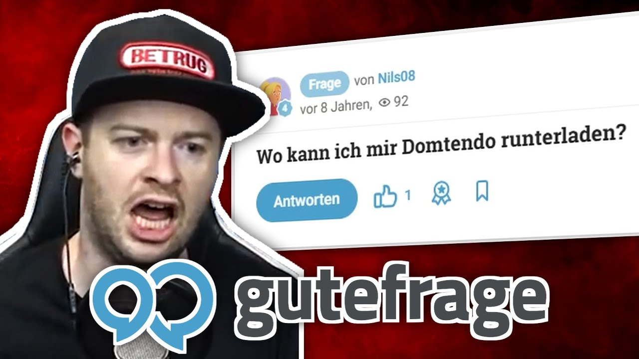 Questions about Domtendo on gutefrage.net are a fever dream.