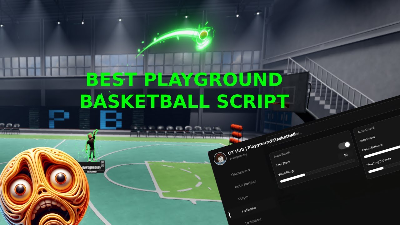 BEST PLAYGROUND BASKETBALL SCRIPT (FREE) (NO KEY) (AUTO GREEN)