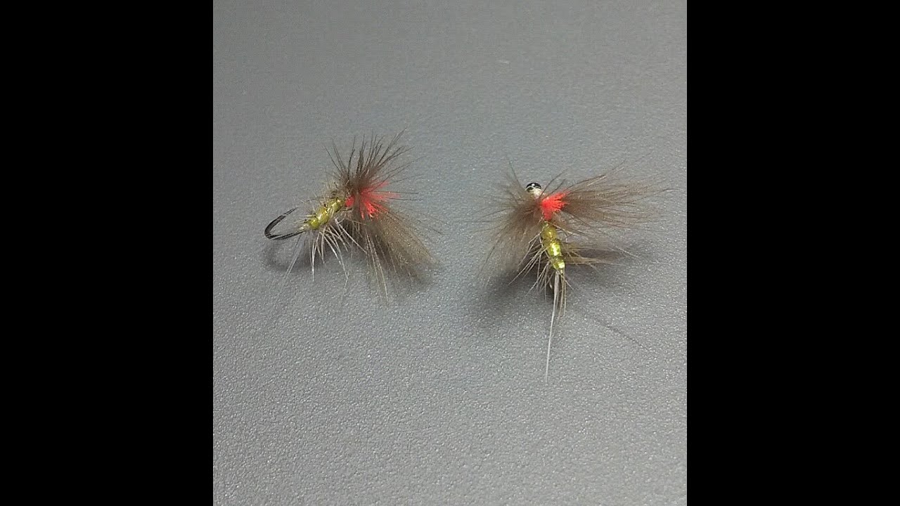Montaje de mosca atractora. Fly tying attractor fly.