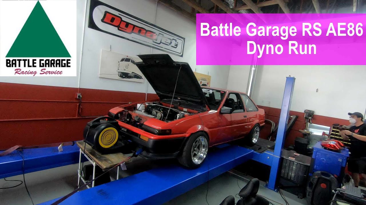 7AGE AE86 Dyno Battle Garage RS