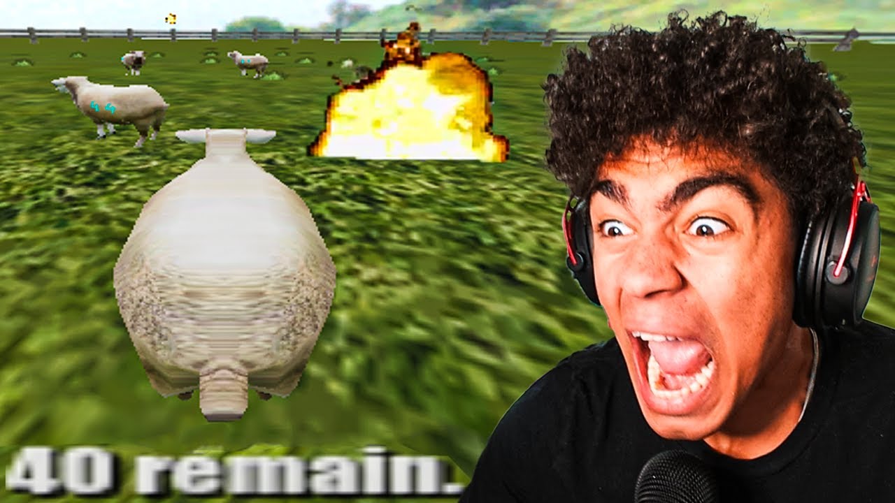 I PLAYED SHEEP BATTLE ROYALE | CrazyCattle3D