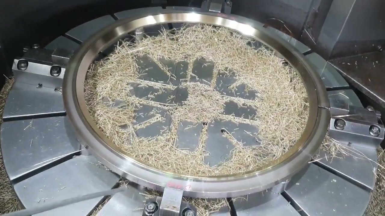 Thin Brass ring machiningOn Vertical Lathe - CNC Lathe, Turning