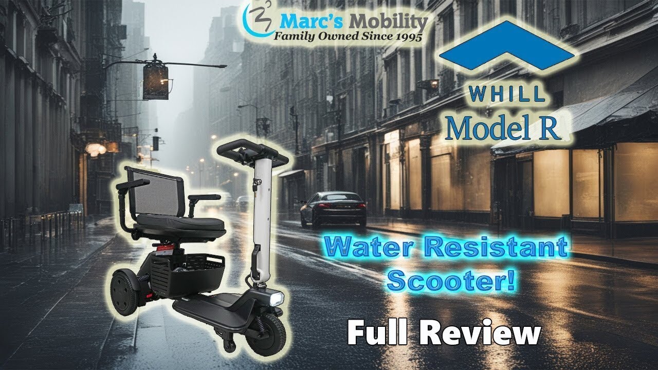 Whill Model R - Portable WATER RESISTANT Mobility Scooter - Full Review and Demonstration