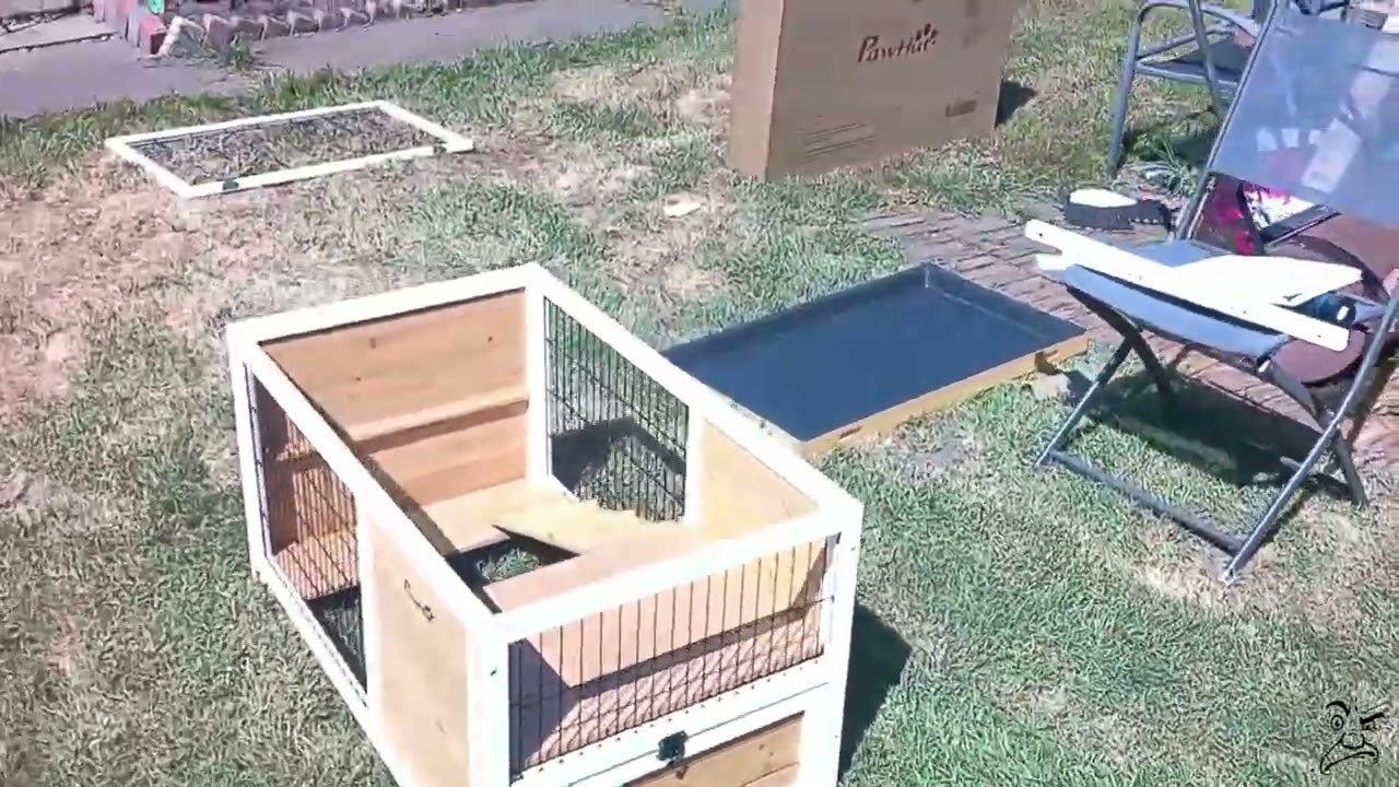 Building the Paw Hut indoor rabbit hutch