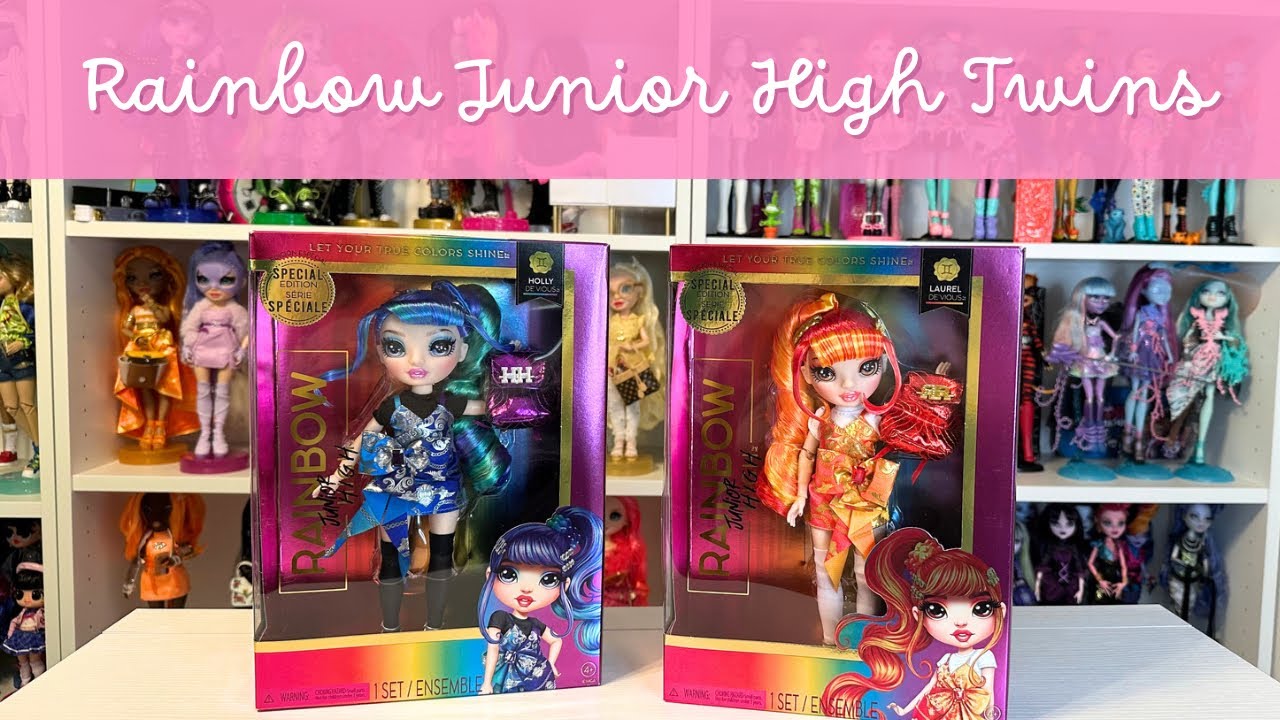 Rainbow Junior High Laurel & Holly Devious Twins Unboxing & Review