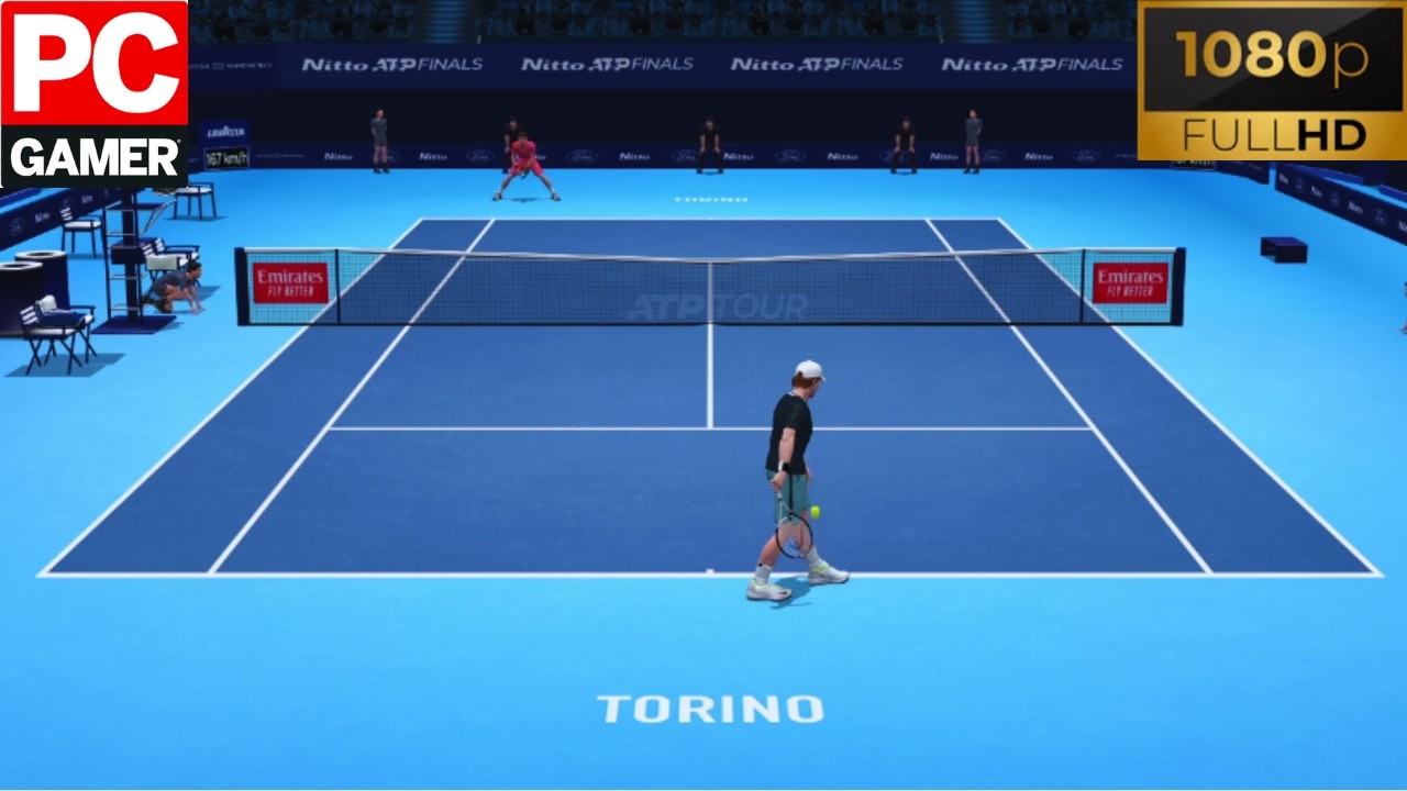 SINNER vs MUSETTI – Full Ace Tennis Simulator Gameplay | Italian Clash in Turin | 1st Set