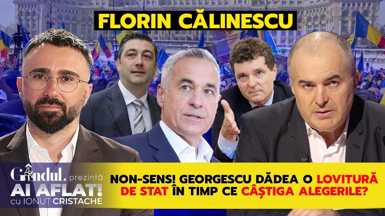 Florin Călinescu - LOVITURA DE STAT au dat-o ei, cei care acuză LOVITURA DE STAT! | Ai aflat!
