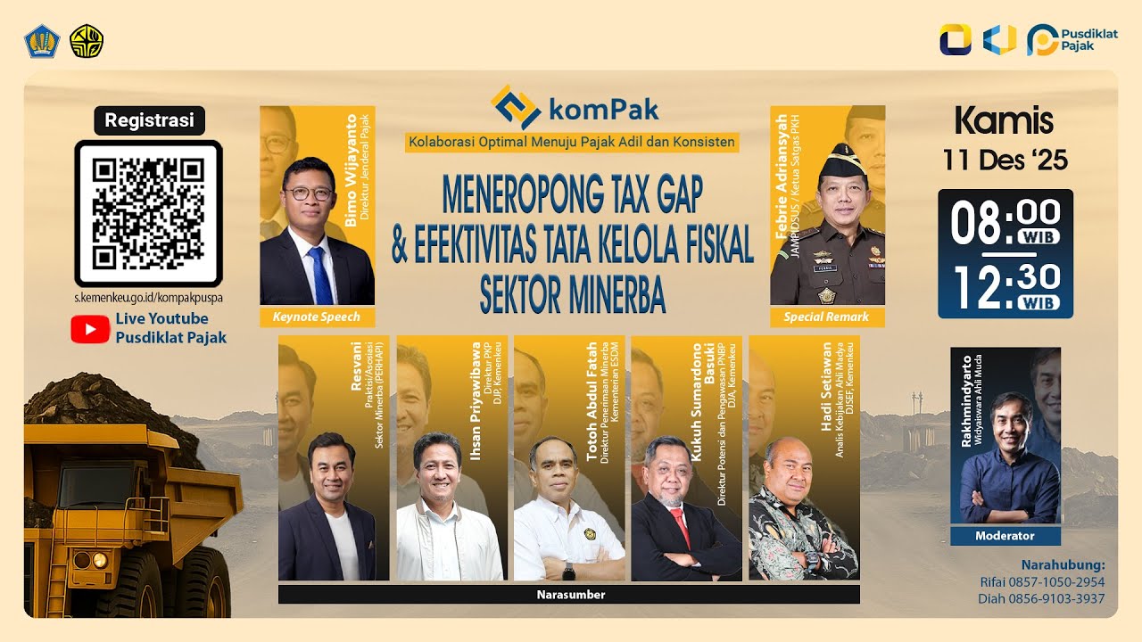 komPak - Eps.2 - Meneropong Tax Gap & Efektivitas Tata Kelola Fiskal Sektor Minerba