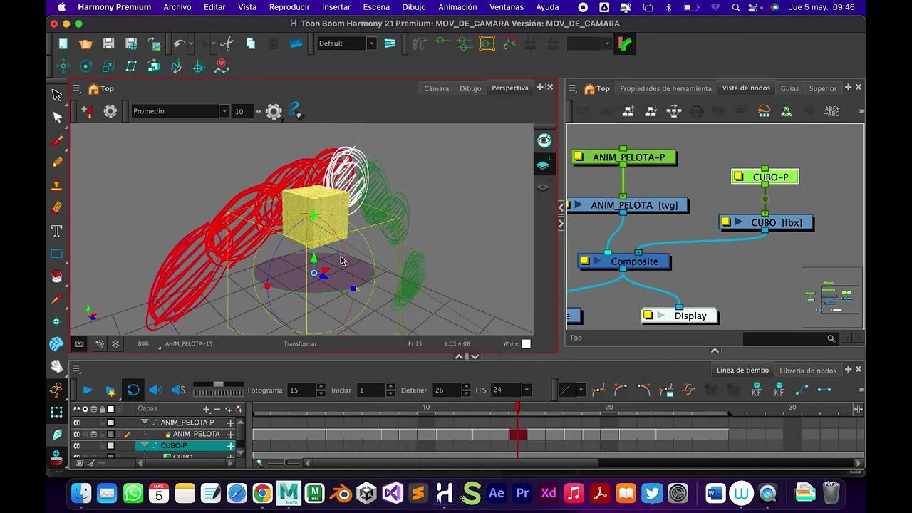 MOVIMIENTOS DE CAMARA COMPLEJOS CON 3D Y 2D EN TOON BOOM HARMONY 21 | Francisco Cortés