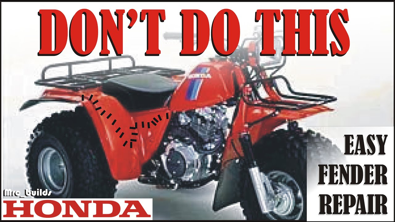 EASY PLASTIC REPAIR! Plastic Welding, Hot Staple, ATC, ATV, UTV, Quad