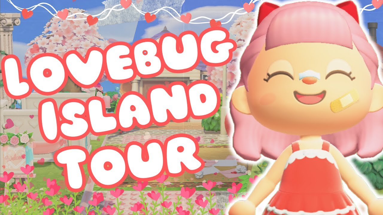 VALENTINES FAIRY CORE TOWN CORE ISLAND TOUR | ACNH ISLAND TOUR | ANIMAL CROSSING NEW HORIZONS