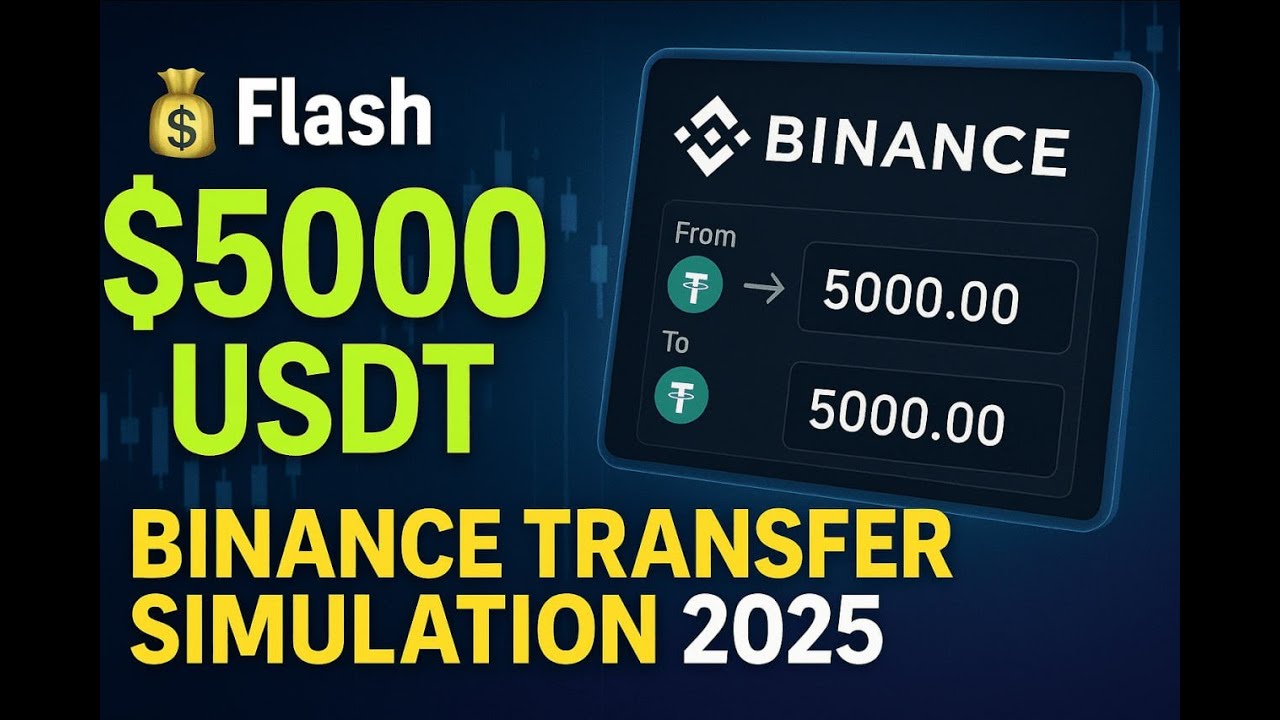 💸 Flash USDT Demo 2025 | $5000 TRC20 Transfer Simulation to Binance