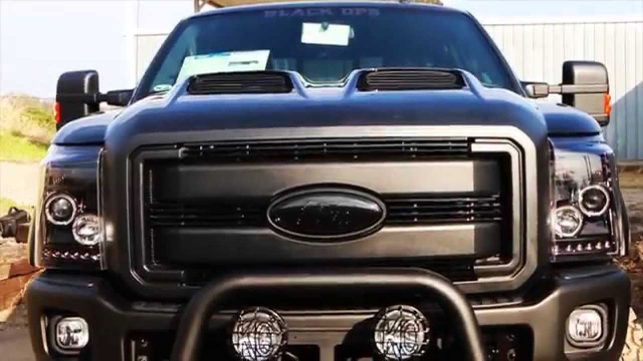 2014 F250 Black Ops Fully Loaded Lifted