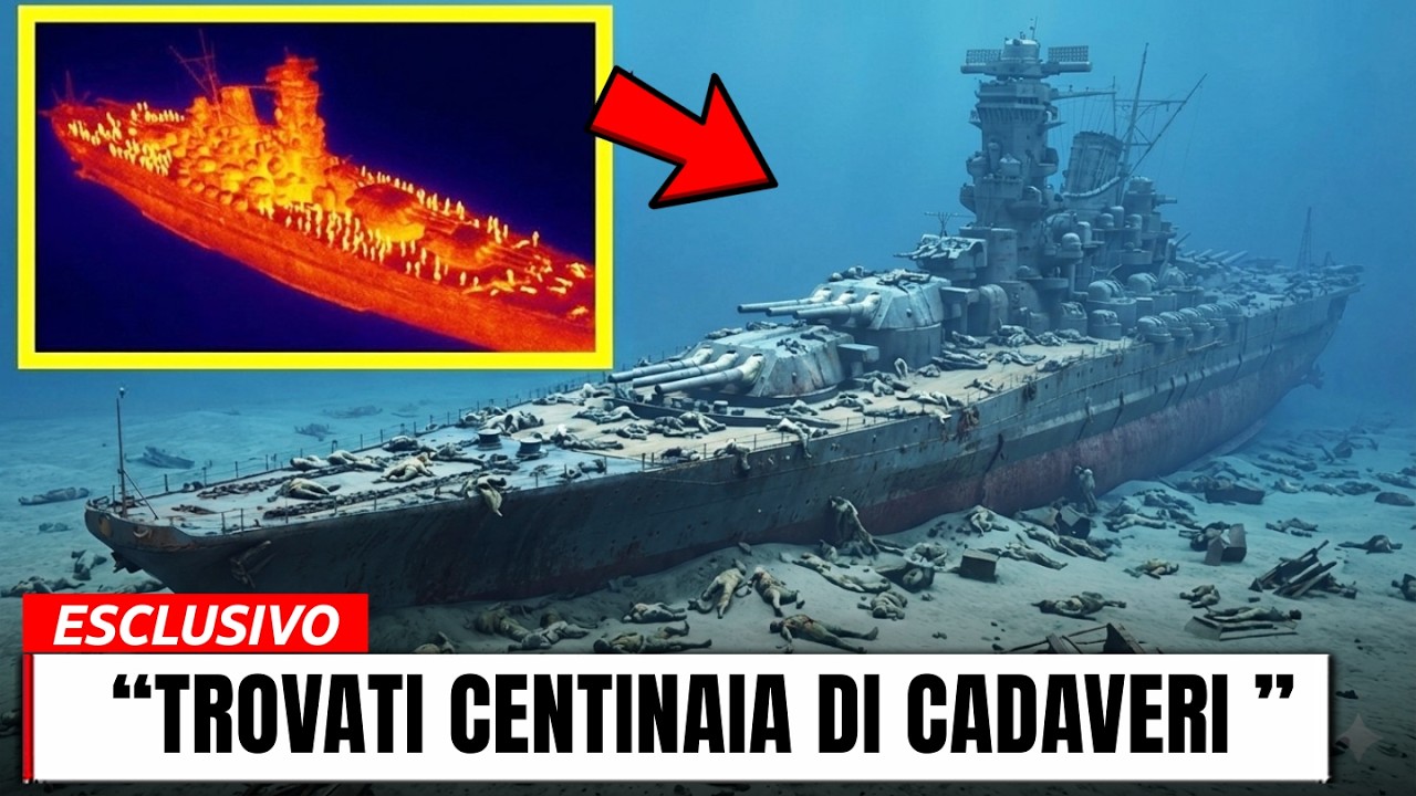 La telecamera subacquea ha raggiunto il ponte di comando della Yamato