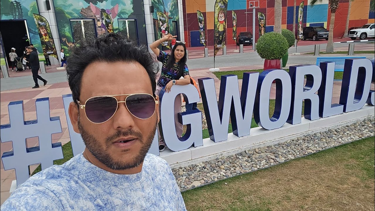 Hum gye IMG adventure Park#dubailfe#familytime#funonmasti