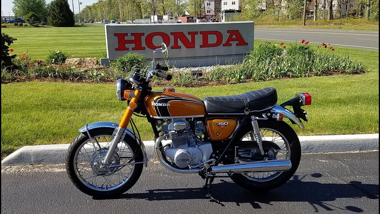 Honda CB350 1972 года: прогулка и поездка